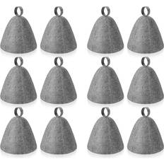 Saunas Typecat Sauna Cap 12pcs Felt Bath Hat Head Protection