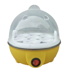 Food Cookers Sans Marque Rapid Egg Cooker 7 Egg Capacity for Hard Boiled Eggs Yellow EU Plug
