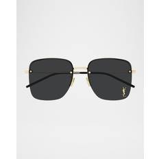 Saint Laurent Kvinde SL 312 M 013 Solbriller - Guld