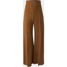 Flare - Men Trousers Carolina Herrera Diane High-Rise Wide-Leg Pants - Nutmeg