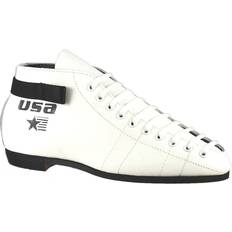 Inlines & Roller Skates Riedell 122 White Unisex Roller Skate Boot M02 W04