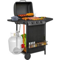 BBQs Dakota Fields 3 Burner Freestanding Propane 32414 BTU BTU Gas Grill