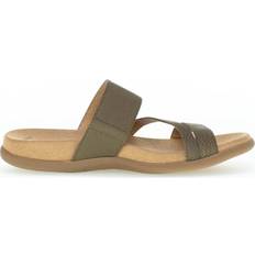 Dam - Ull Sandaler Gabor Läder Damsandal Stilren Och Bekväm - Green