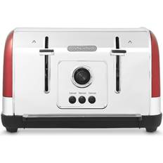 Morphy Richards Toasters Morphy Richards Venture Red 4 Slice Toaster