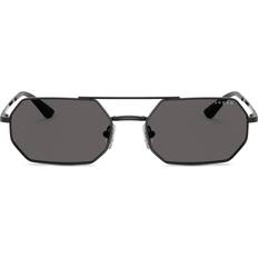 Geometriske Metal Solbriller - Black