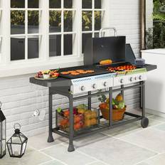 10000 btu Brayden Studio 4 Burner Free Standing Propane 10000 BTU BTU Gas Grill