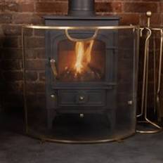Eucalyptus Antique Gold Coloured Fireguard 60 cm