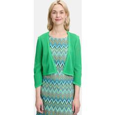 Betty Barclay Koftor Betty Barclay Loose Knit Open Cardigan - Green