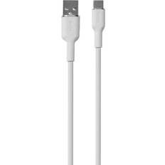 Puro USB-A to USB-C Cable 1.5m White 1.5m