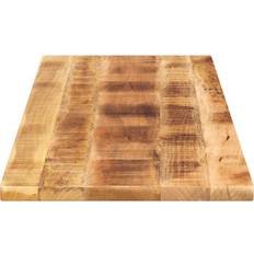 Wood Table Tops vidaXL 90 x 80 x 2.5 cm Rectangular Solid Wood Rough Mango Table Top