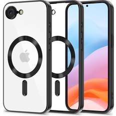 Tech-Protect Apple iPhone 16 Mobilskal Tech-Protect iPhone 16e Skal MagSafe Magflex Shiny Svart