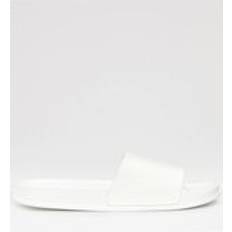 Läderimitation Slides Threadbare Lightweight Sliders - White