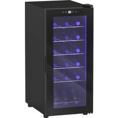 Symple Stuff 18 Bottle Single Zone Freestanding Wine Refrigerator 78cm H X 34.5cm W X 45cm D