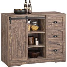 Kitchen Islands August Grove Landsdale Wood Kitchen Island - Brown