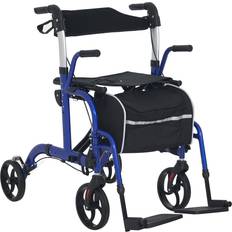 Walkers on sale Brayden Studio 101 H x 104 W Rollator Walker Pearl Blue