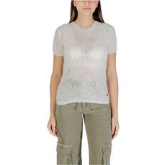 Akryl T-shirts Desigual Strik Dame Kortærmet T-shirt - Hvid