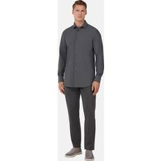 Herr - Nylon Skjortor Boggi Milano Slim Fit Stretch Nylon Skjorta - Black