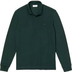 Lacoste Unisex Polo Shirts Lacoste Unisex Adult Smart Paris Cotton Stretch Long-Sleeved Polo Shirt