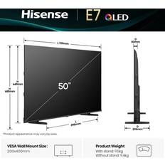 TV Hisense 50E7Q 50 inch 4K Ultra HD TV