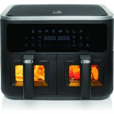 Air fryer dobbelt Fritel SnackTastic 8480 DUO Double 9 L Stand-alone 2400 W Hot Air Fryer Black