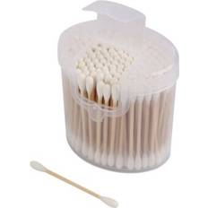 Swabs Victrola Wooden Stick Cotton Swabs Qtips Double Tipped with Cotton Heads