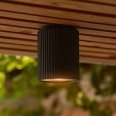 GU10 Loftplafonder Nordlux Kyklop Ripple Udendørs Loftlampe Sort Loftplafond