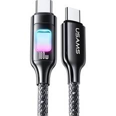 Kablar Usams USB-C Till USB-C Kabel 100W 1.2m TC 1m