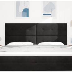 Beds & Mattresses ClassicLiving Button Tufted Velvet 200x200 cm Headboard 200cm