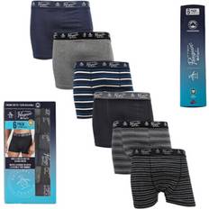 Mens Boxers 6x Pack Stretch Organic Cotton Underwear - Multi