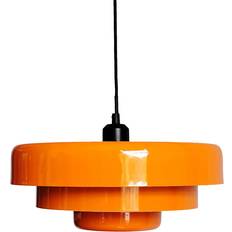 Metro Lane Light Single - Orange Pendant Lamp