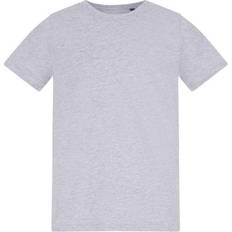 Childrens Kids Plain Heather T-Shirt - Heather Grey