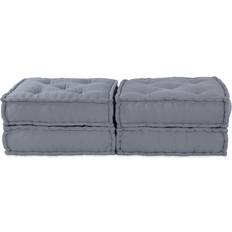 Poufs on sale Lark Manor Seat Cushion Grey 70 cm W Pouffe
