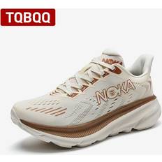 Men's Carbon Plate Air Cushion Running Shoes - Beige