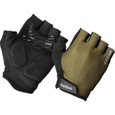 Blåa - Herr Handskar GripGrab Explr Padded Cykelhandskar - Olive Green