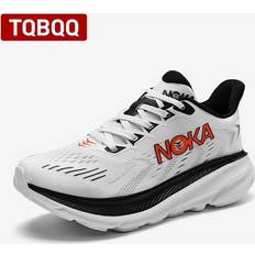 Men's Carbon Plate Air Cushion Running Shoes - White