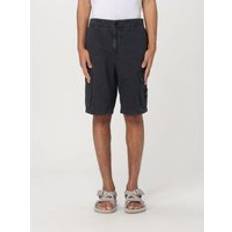 Stone Island Bukser & Shorts på tilbud Stone Island Alsindet Oliven Cargo Shorts - Sort