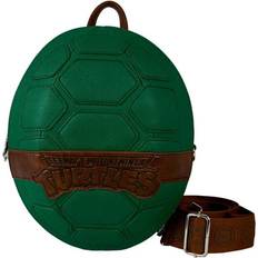 Herre - Multifarvet Skuldertasker Loungefly Teenage Mutant Ninja Turtles Sling Bag - Grøn/Brun