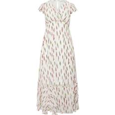 Boat Neck - Long Dresses Yours Metallic Ruffle Maxi Dress - White