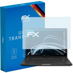 atFoliX 2x Displayschutzfolie für Asus ROG Flow X13 2023 Schutzfolie Klar Folie