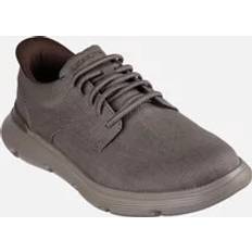 Skechers Garza Clive Slip-In Trainers - Dark Taupe