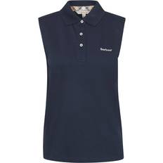 Barbour Dame Overdele Barbour Ærmeløs Bowford Polo T-shirt - Navy