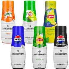 Accessories SodaStream Syrup Set 6x440ml Pepsi 7up Lipton Ice Tea