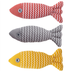 Pets Jojomino 3 Pack Cat Toys Fish Cat Chew Toy Catnip for Indoor Cats