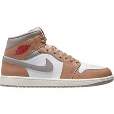 Nike Air Jordan 1 Skor Jordan Air 1 Mid Herr - Tan