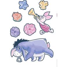 Rosa Självhäftande film Komar Väggstickers Winne The Pooh 50x70 cm Självhäftande film