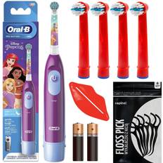 Spazzolini e Irrigatori Elettrici Oral-B Advance Princess Set 4 Ricambi Kids Rosso