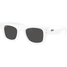Ray-Ban Wayfarer Puffer Solglasögon Vit Montura Svart