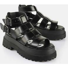 Buffalo Dame Sandaler Buffalo Sandal Pluto GLD EU36 EU41 - Sort