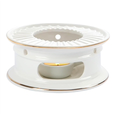 Pot Warmers Kopinma Ceramic Tea with Tealight Holder Milk Light Pot Warmer