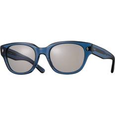 Solbriller Eyevan Flash-E AQBL 54 Solbriller Mænd - Transparent Aqua Blue